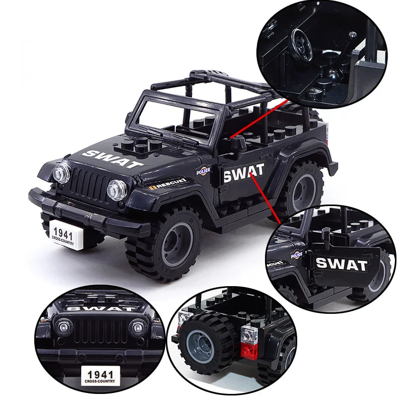 Military Armored Vehicle Building Block Toy