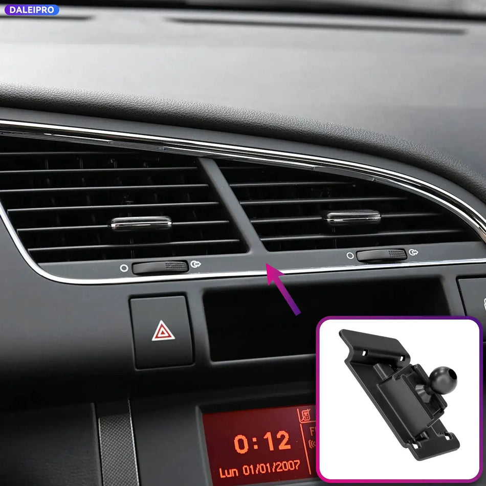 ABS Car Phone Mount Base With 66W Charging For Peugeot 5008 2009-2015 by InterCyprus Trading Ltd