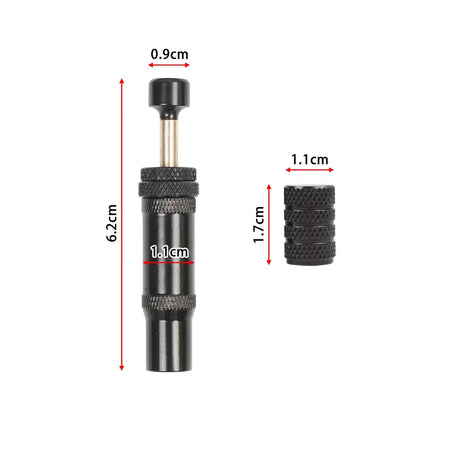 Adjustable Auto-Stop Tire Deflator Valve Kit Screw-on Tyre Air Down Tool Offroad Accessories Fit for Offroad 4x4 by InterCyprus Trading Ltd