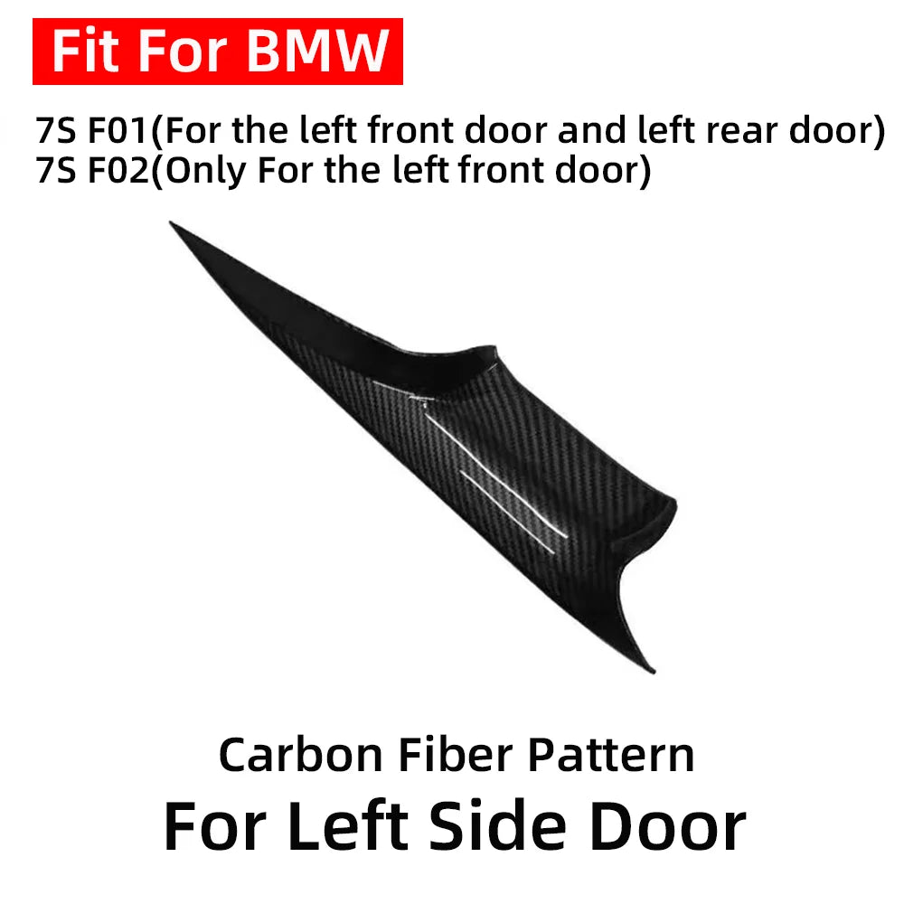 For BMW 7 Series F01 F02 2008-2015 Left Right Side Door Interior Handle Pull Carrier Cover 740Li 750i 51429151212 51419115501 by InterCyprus Trading Ltd