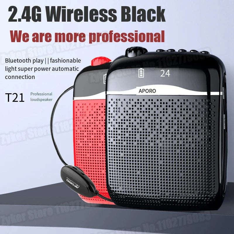 APORO T21 Wireless Voice Amplifier &ndash; 20W Bluetooth 5.0