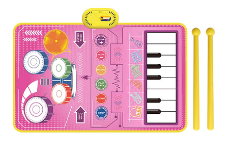80x50cm Music Play Mat &ndash; Interactive Learning with 6 Instrument Sounds B 80x50cm