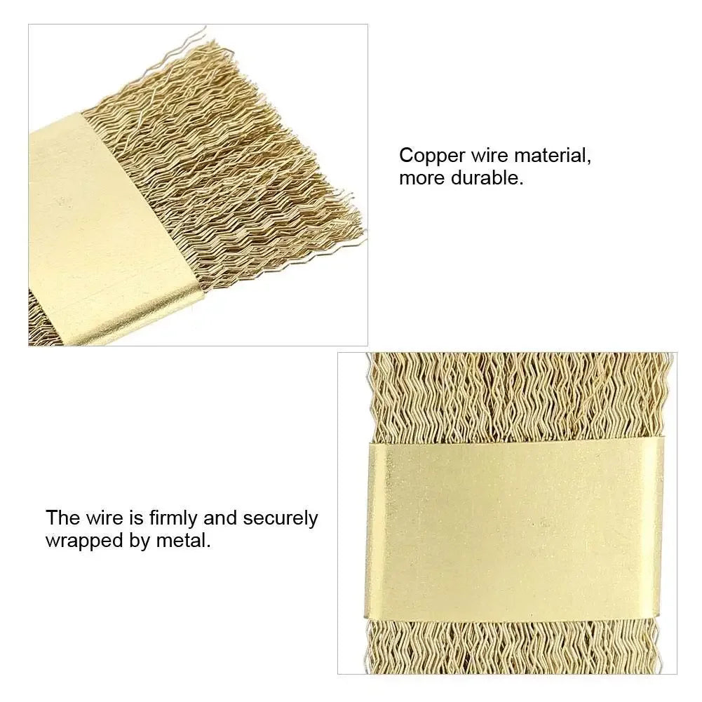 Nail Drill Art Bit Cleaning Brush &ndash; Portable Copper Wire