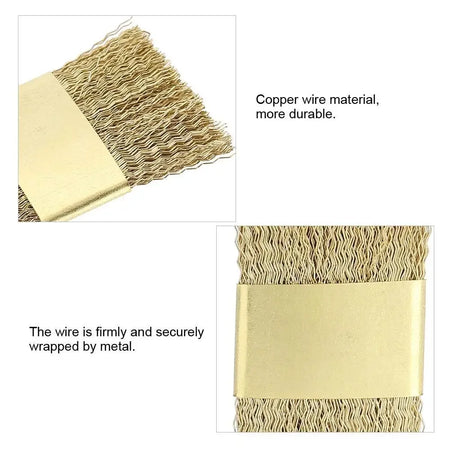Nail Drill Art Bit Cleaning Brush &ndash; Portable Copper Wire