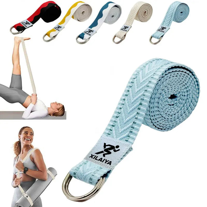 Adjustable Non-Slip Yoga Strap for Carrying Yoga Mats, Home Fitness