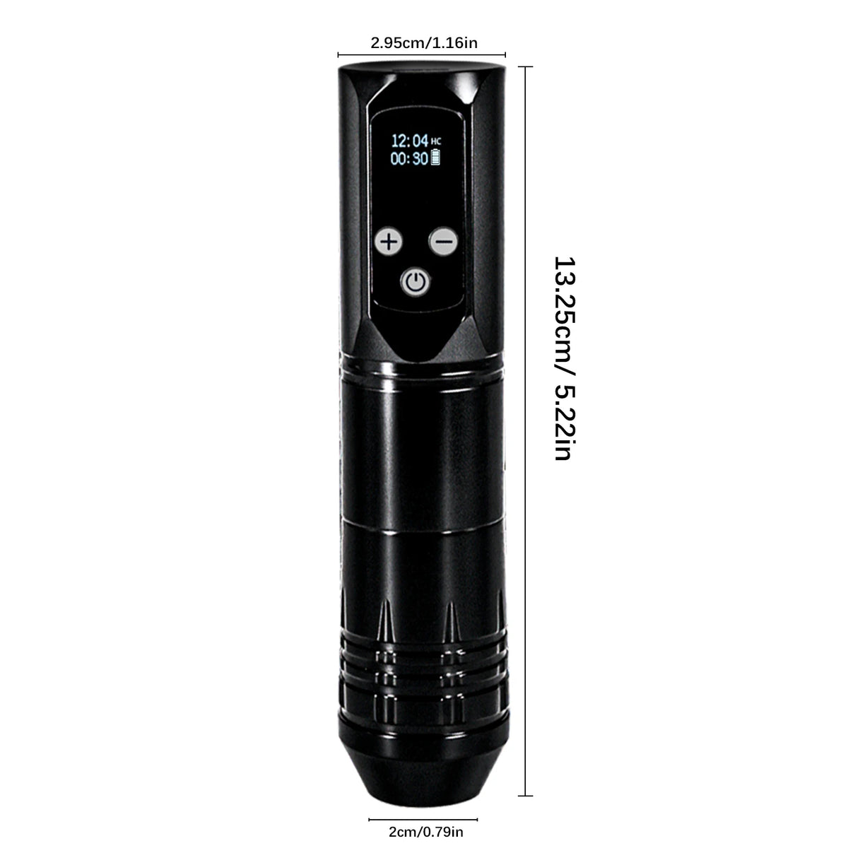 Wireless Tattoo Pen TP079 &ndash; LED Light 4 Gear Stroke TP079-Black