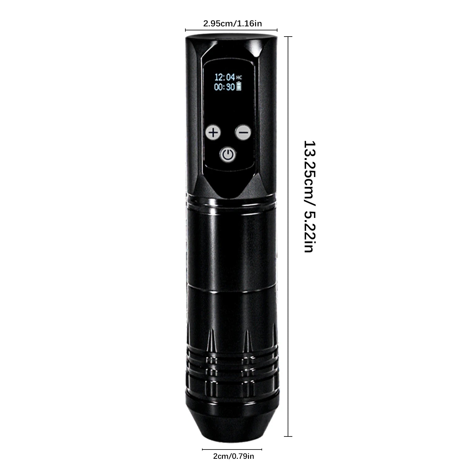 Wireless Tattoo Pen TP079 &ndash; LED Light 4 Gear Stroke TP079-Black