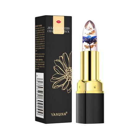 YANQINA Magic Lipstick Florett Jelly - Long Lasting Gold Foil, 24 Hours