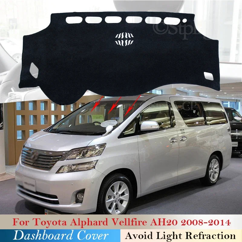 Polyesterinen kojelaudan kansi Toyota Alphard Vellfire AH20