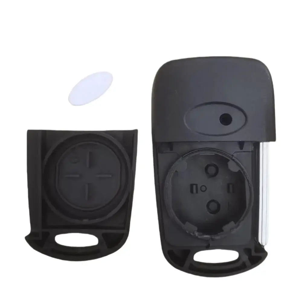 Car Remote Folding Flip Key Shell Case Housing 3Buttons for Hyundai for Kia Picanto with Uncut Laser Blade by InterCyprus Trading Ltd