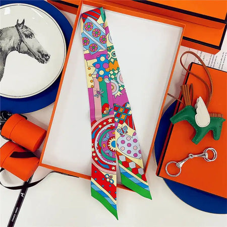 JTVOVOC Silk Scarf &ndash; Elegant Versatility for Any Outfit JZP010-01 / 5x85cm