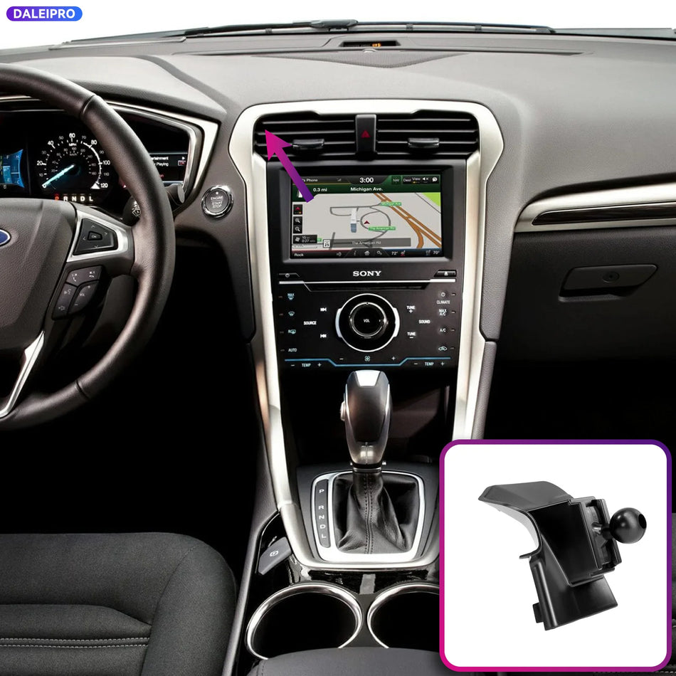 Telefonihoidja alus 66W laadimisega Ford Mondeo Fusion 2013-2022 jaoks