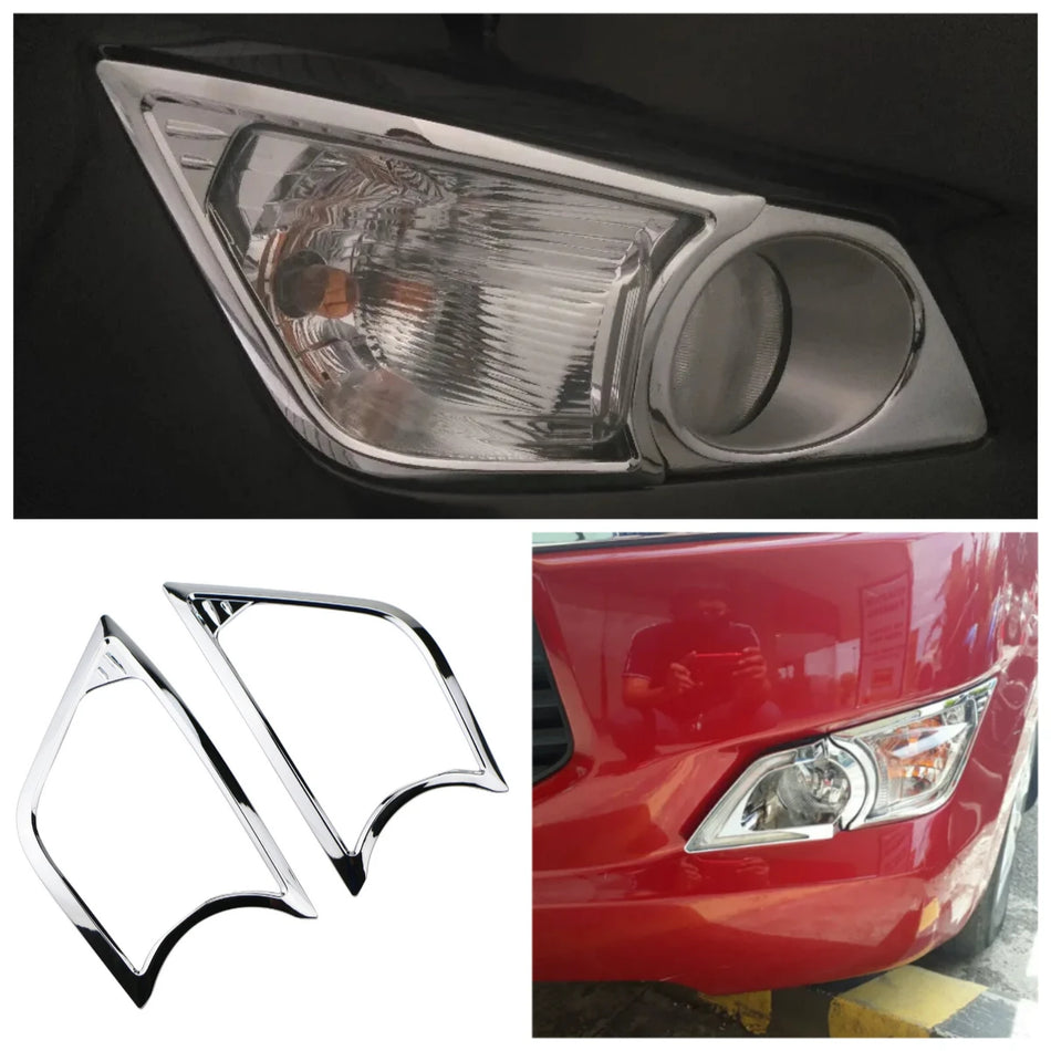 Капак за рамка на преден противотъмен фар за Toyota Innova 2016-2022, ABS хромирано покритие