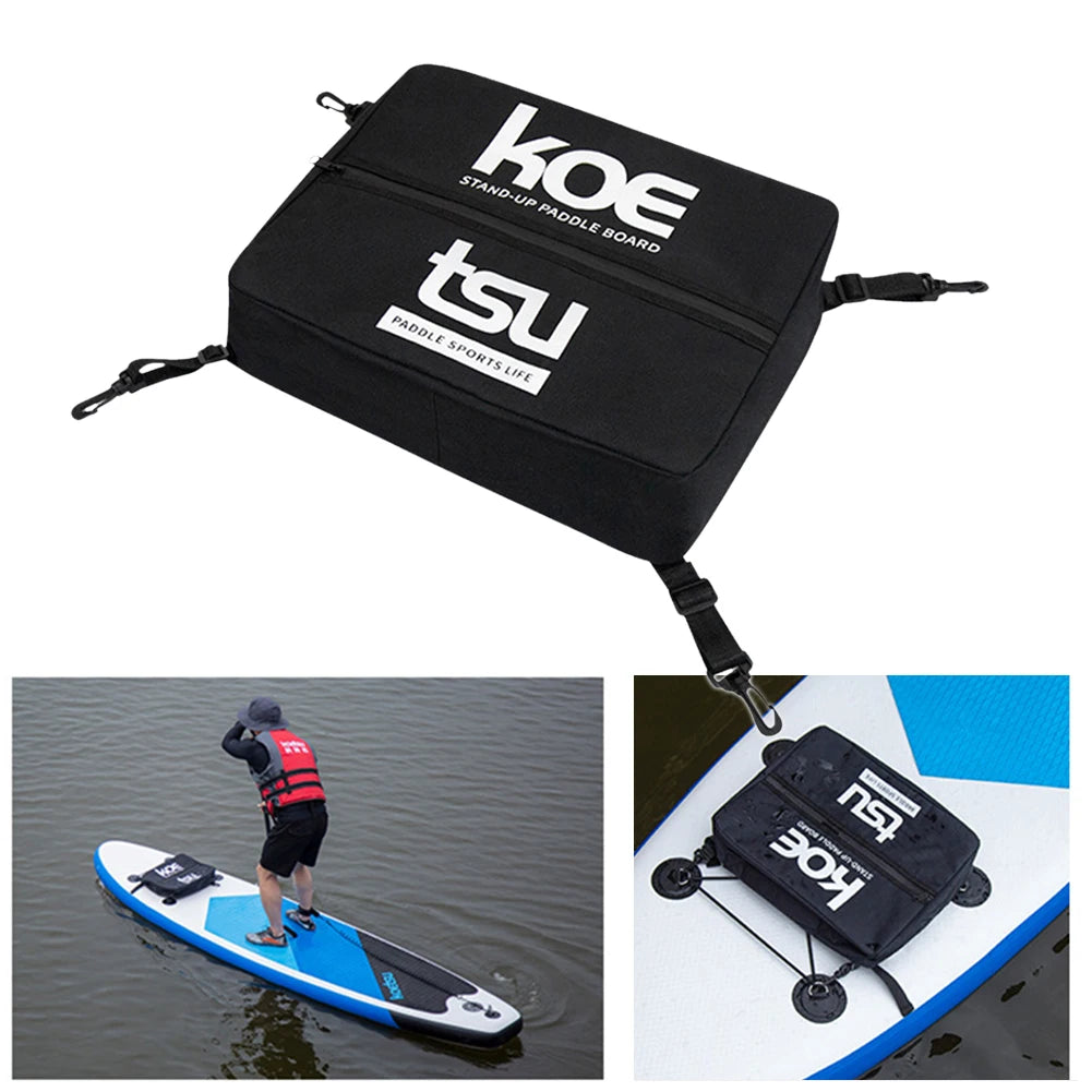 15/40L Paddle Board Bag Waterproof Paddle Board Deck Bags Large Capacity Inflatable Stand Up Paddleboard Bag for SUPs and Kayaks 15L 1 / CN (Origin)