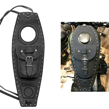 Motorcycle Leather Fuel Tank Bag &ndash; Premium Quality PU Leather Default Title