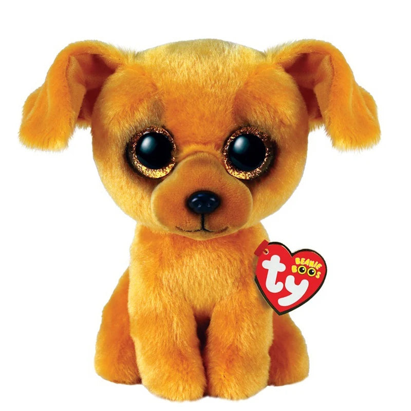 Ty Beanie Boos Spirit The Dog Plush Toy - 15cm Yellow Dog / 15cm