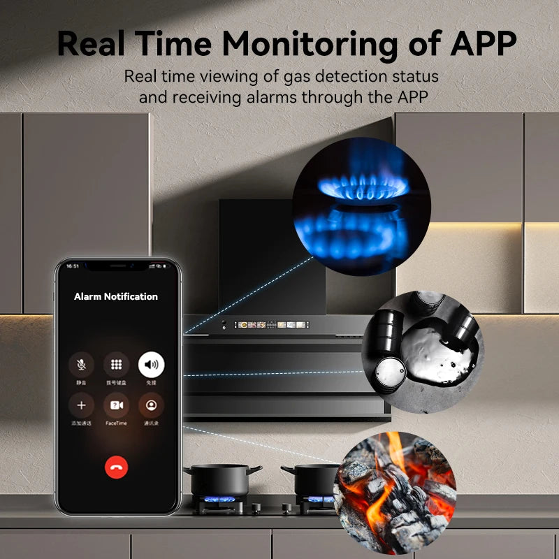 Meian Zigbee Gas Detector &ndash; Tuya Wifi Smart Alarm Pro