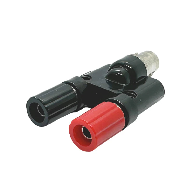 BNC to Banana Plug Splitter &ndash; Dual Female Socket Adapter