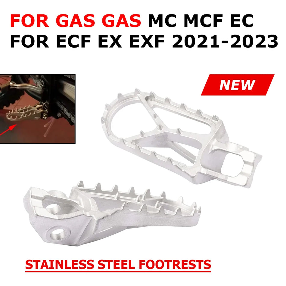 GasGas EC 300 Voetsteunen, RVS Voorste Voetsteunen