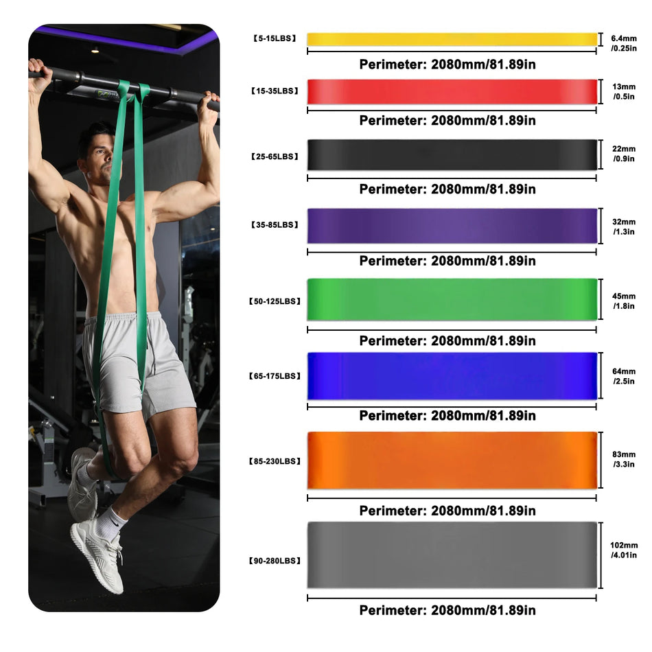 WOSWEIR FE0103 Elastic Resistance Bands - Full Body