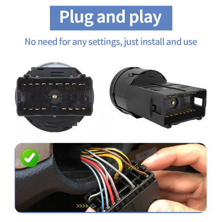 Headlight Control Fog Lamp Switch 17 Pins &ndash; VW Fits