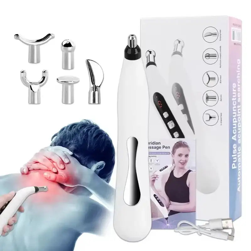Shock Wave Red Light Therapy Device For Back Pain Massager