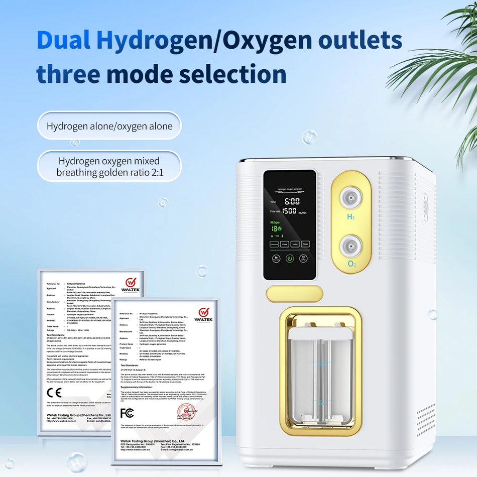 Suyzeko brintinhalator iltkoncentrator H2-generator