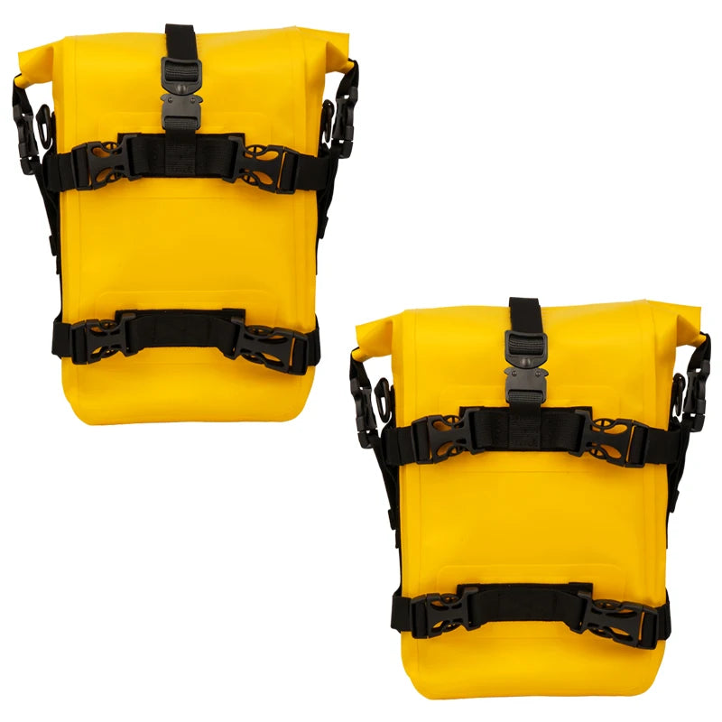 SOYAVISION Motorcycle Bumpers Bag &ndash; Waterproof Tool Storage Solution 2PCS Yellow 1