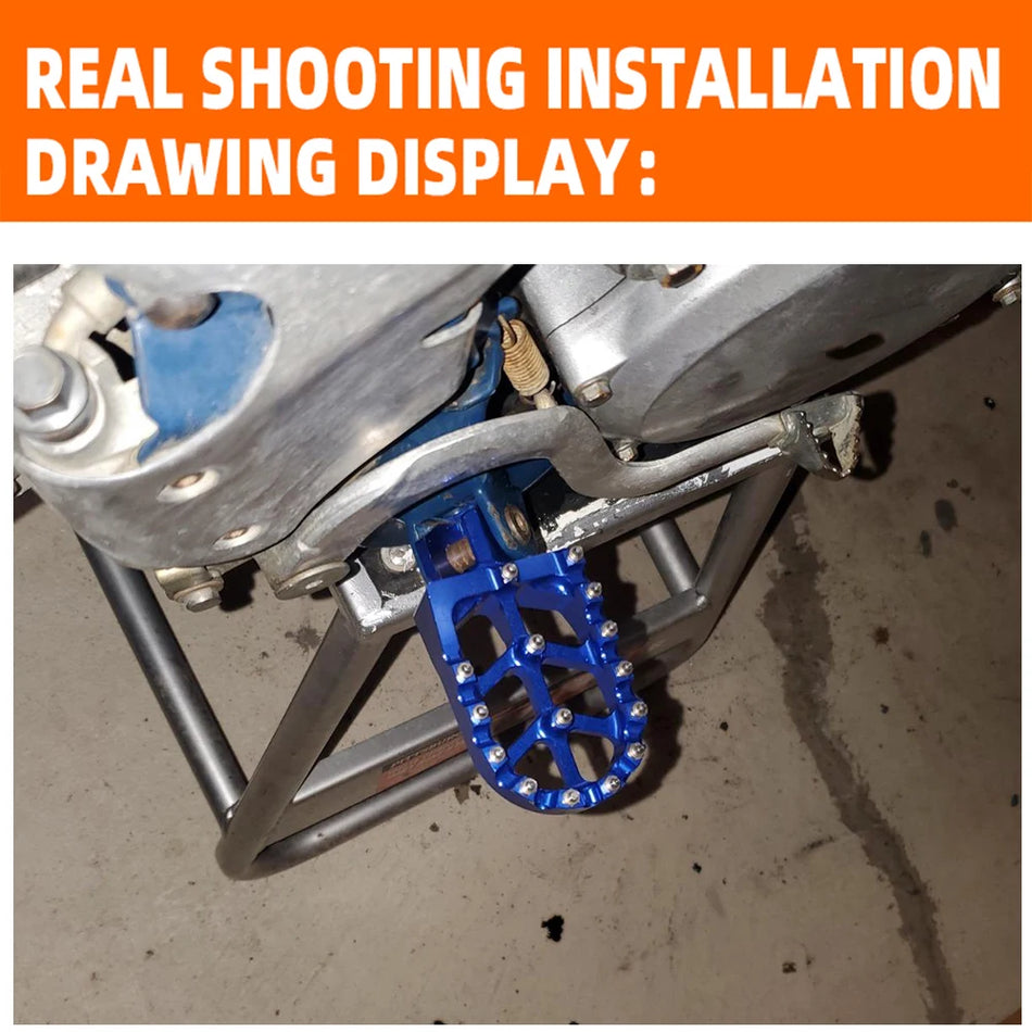 Yamaha YZ WR TTR Serie Fodstøtter Aluminium Legering, Holdbar