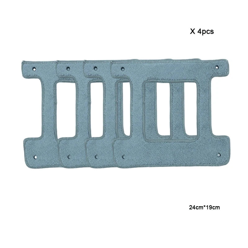 Grey Mop Cloths for Robot Window Cleaner RL4228 4 Pack
