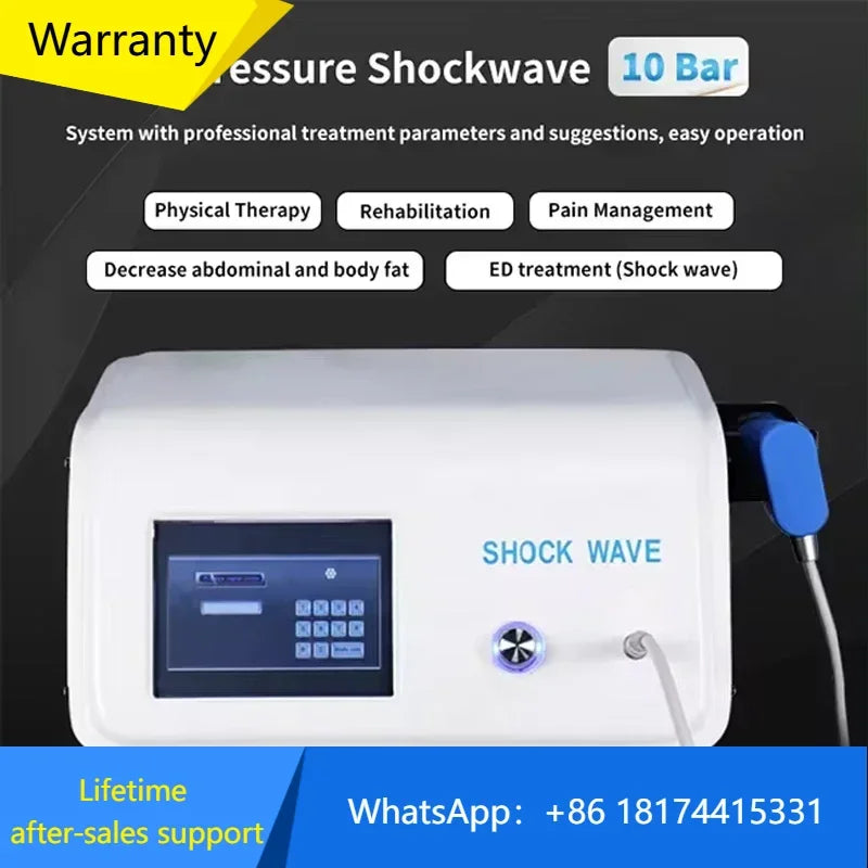 Nešiojama Šoko Banga Terapijos Mašina Skausmo Malšinimui Plius