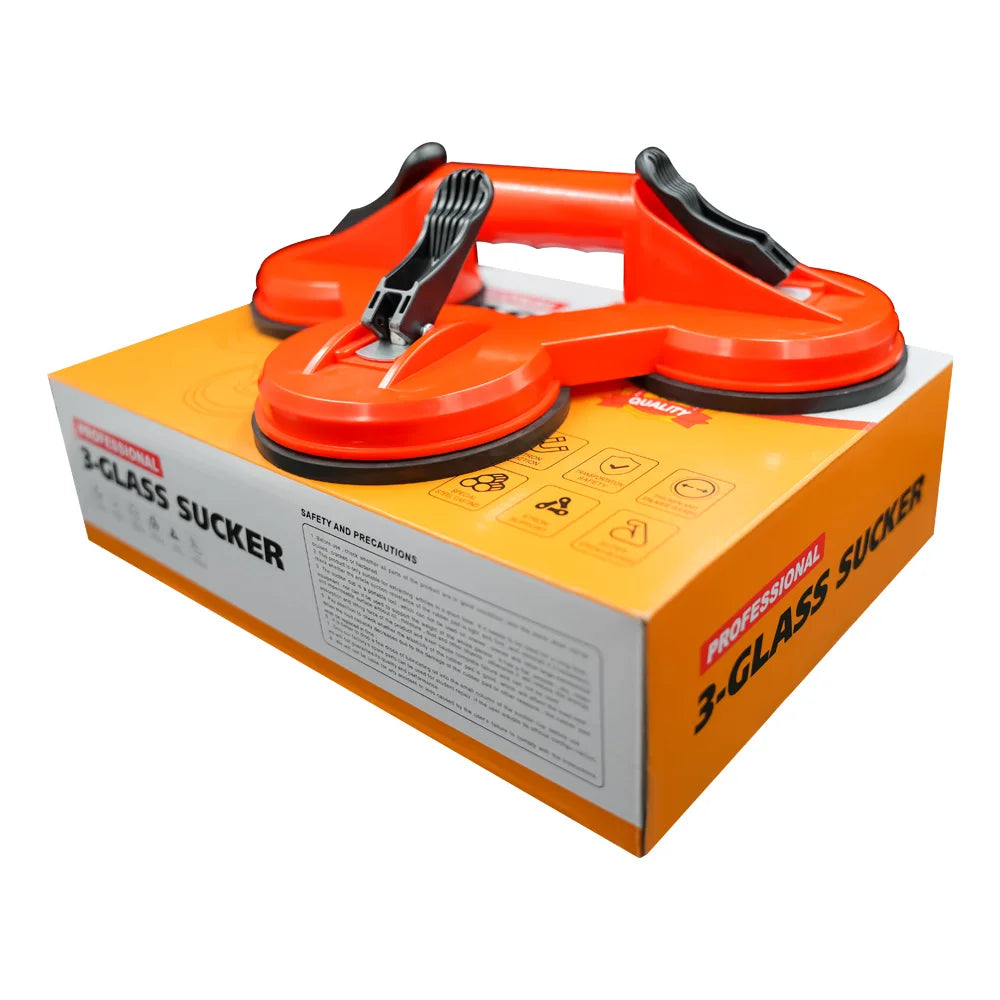 Glass Lifting Suction Cups &ndash; Heavy Duty Vacuum ABS Handle NEW with box