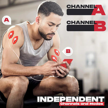 12MTENS &ndash; Portable TENS EMS Massager For Home Use Daily