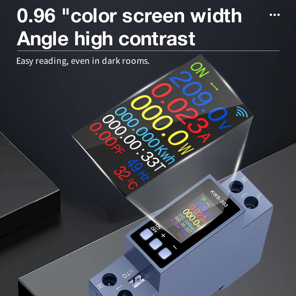 KWS-303 8 In1 Power Meter Smart Switch &ndash; Energy Metering