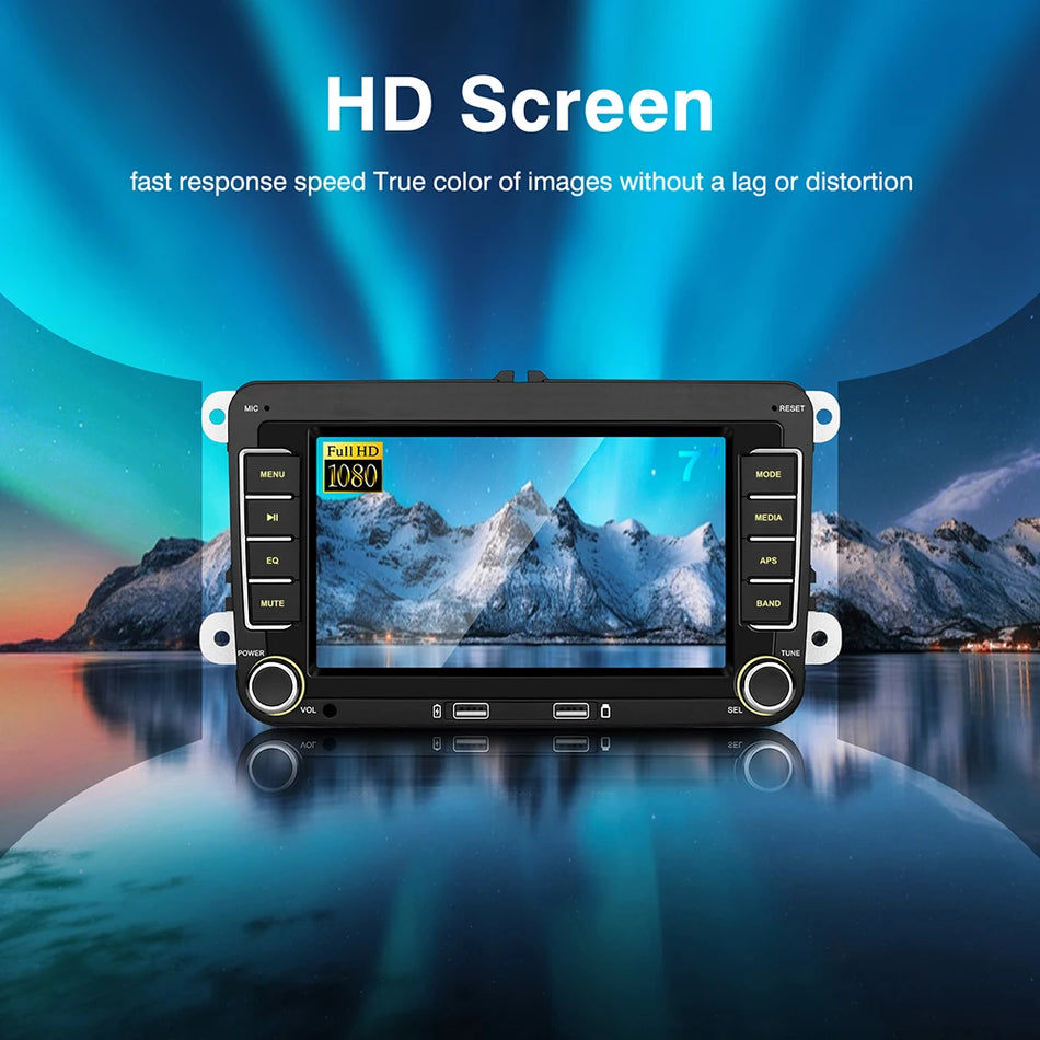 Ραδιόφωνο Αυτοκινήτου Volkswagen Passat B6 B7 με CarPlay Android Auto 7-Ιντσών