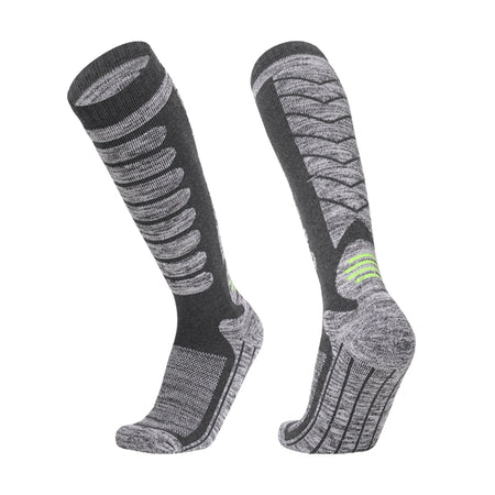 Long Ski Socks &ndash; Premium Knit For Warmth And Comfort Dark gray 1Pair / 40-45