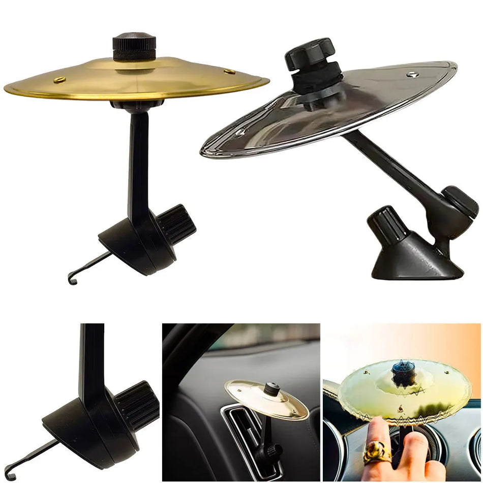 Car Crash Cymbal Air Vent Clip On Mini Drum For All Vehicles
