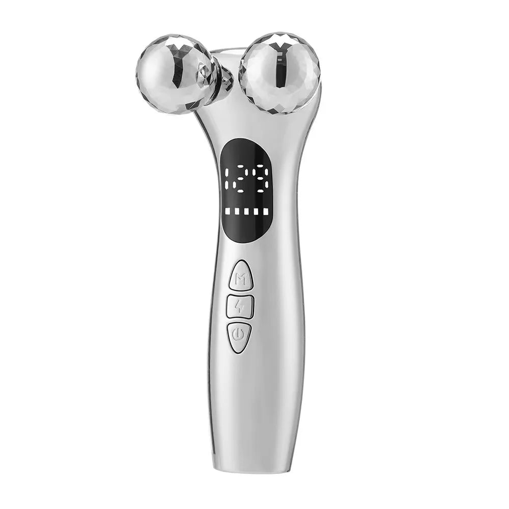 Dubniy Electric Facial EMS Micro-current Beauty Instrument &ndash; LED Display For 4D Face Lift Face LIft Roller