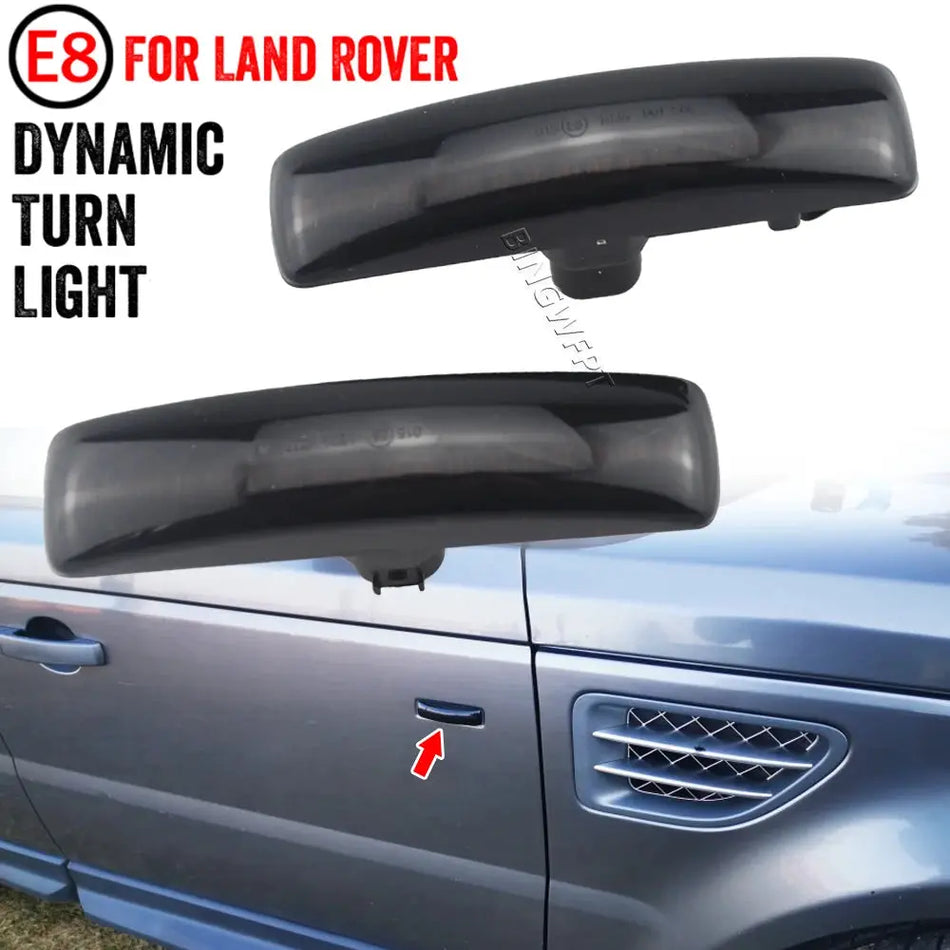 LED Dynamic Side Marker Light for Land Rover Discovery 3& 4 Freeland 2 Range Rover Sport LED Side Indicator Blinker Turn Lamp by InterCyprus Trading Ltd