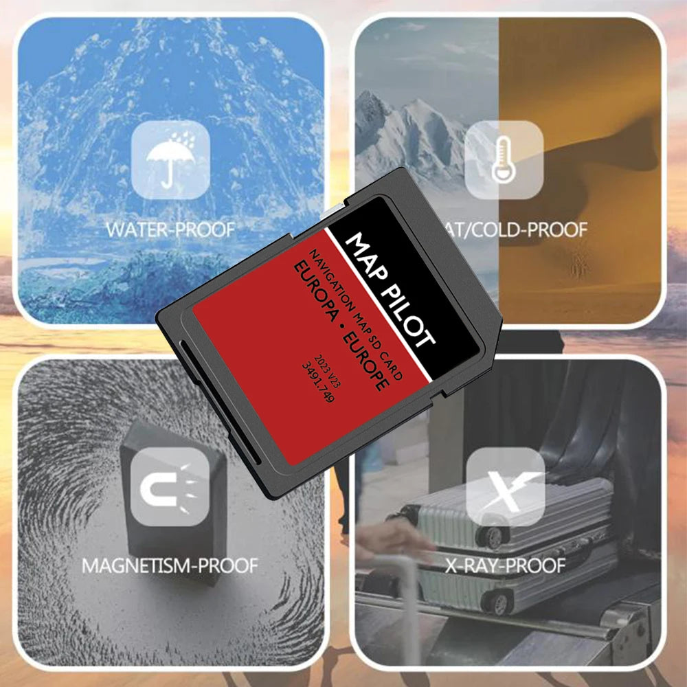 Becker MAP PILOT 3491.749 SD Card &ndash; GPS Navigation Upgrade