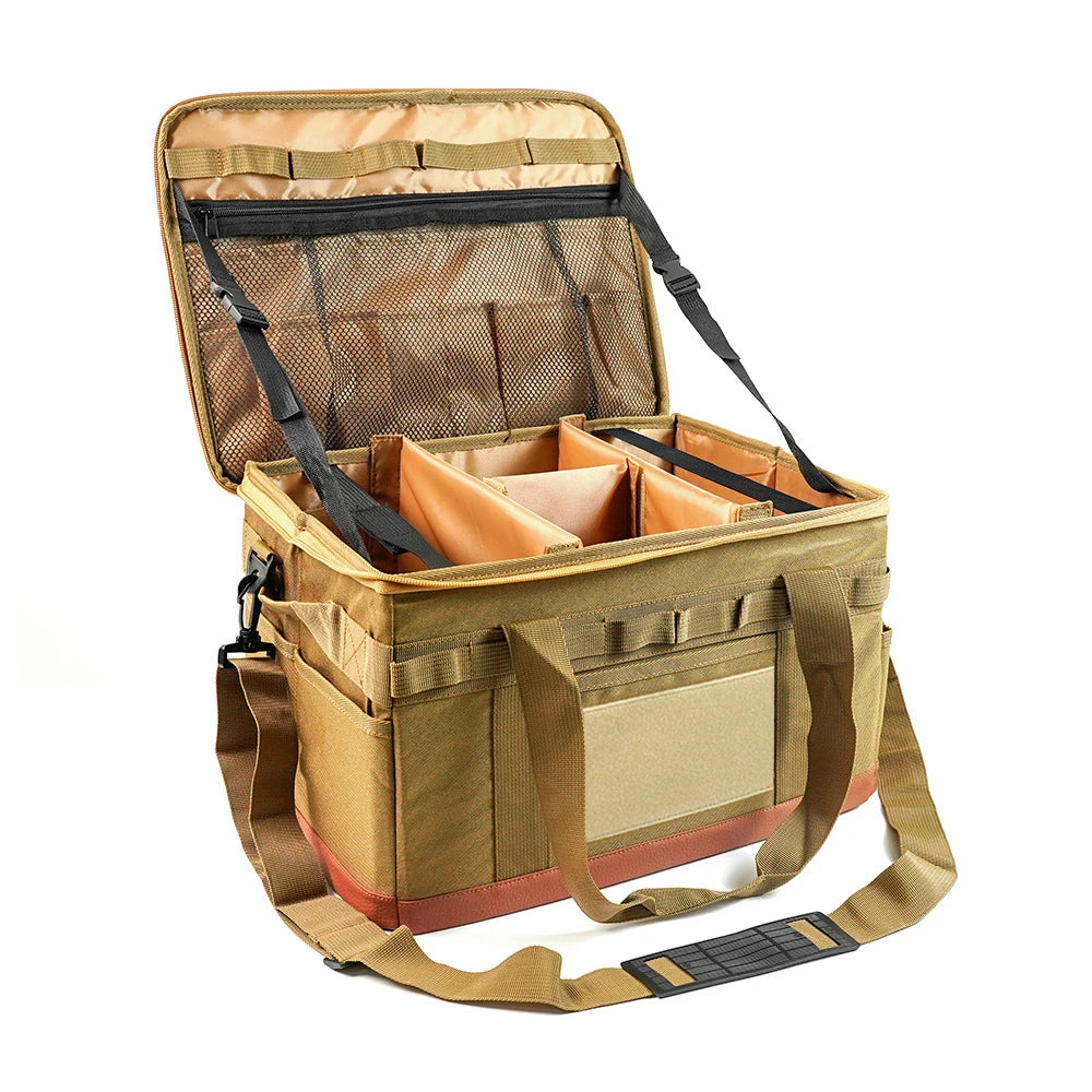 Large Zipper Camping Bag - Anti Crash Storage Organizer