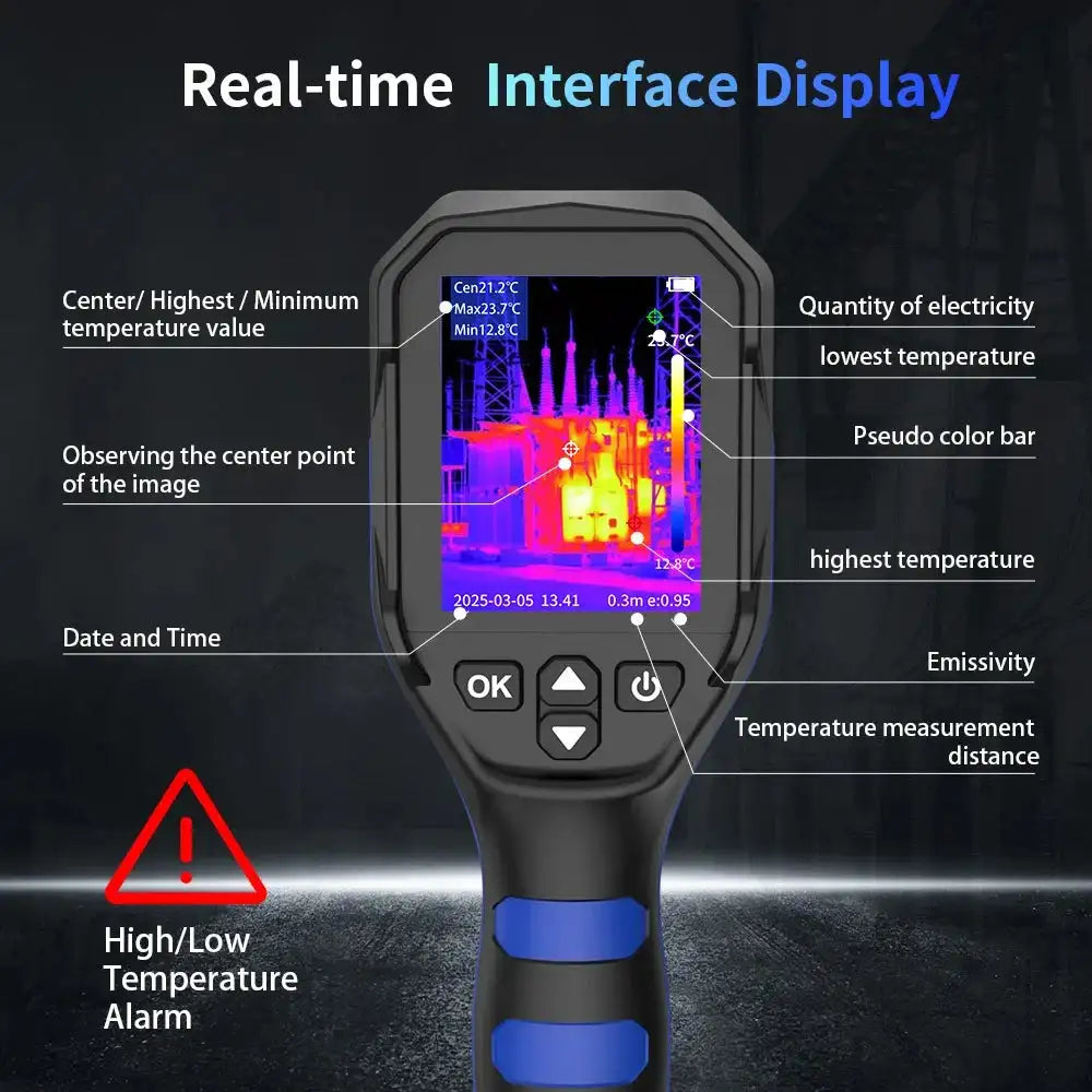 Bosean Thermal Imaging Camera 256x196 For HVAC Maintenance
