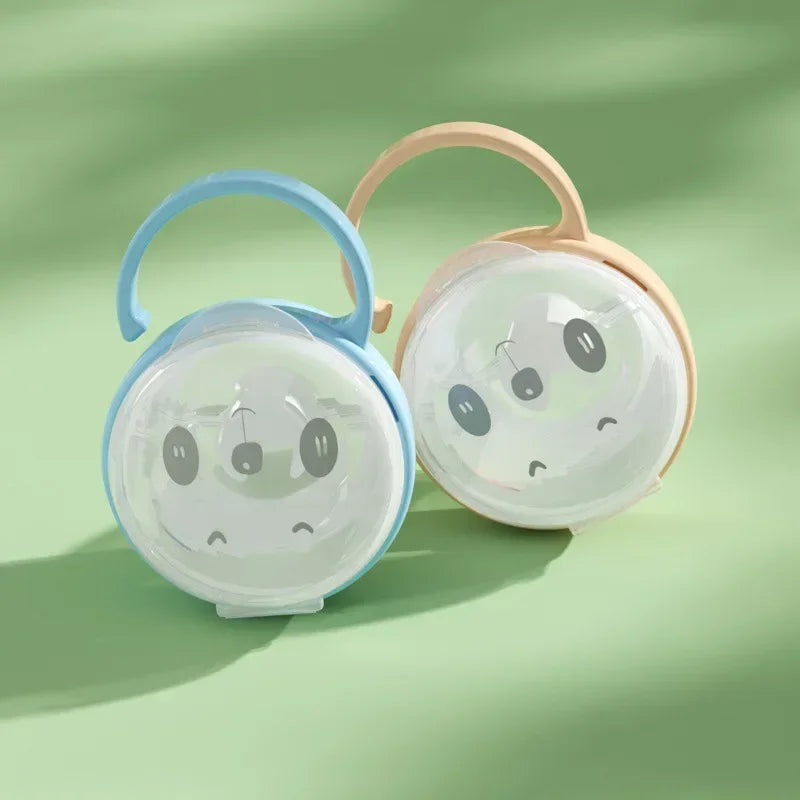 Porte-sucette pour bébé 2 pièces, contenant de sucette portable sans BPA
