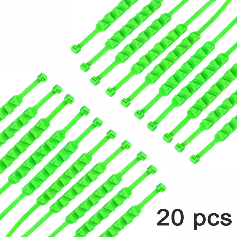 Safety Tyre Chain Winter Anti-Skidding Wheel Chains &ndash; Grip Green 20pcs