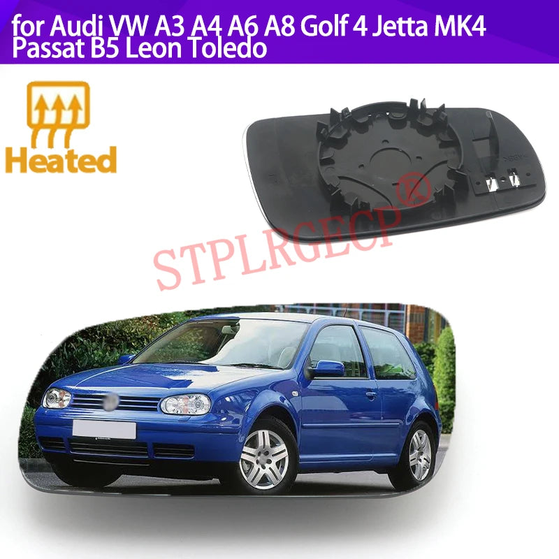 Θερμαινόμενο Γυαλί Καθρέφτη Πλευράς Για Audi VW A3 A4 A6 Golf Jetta Passat