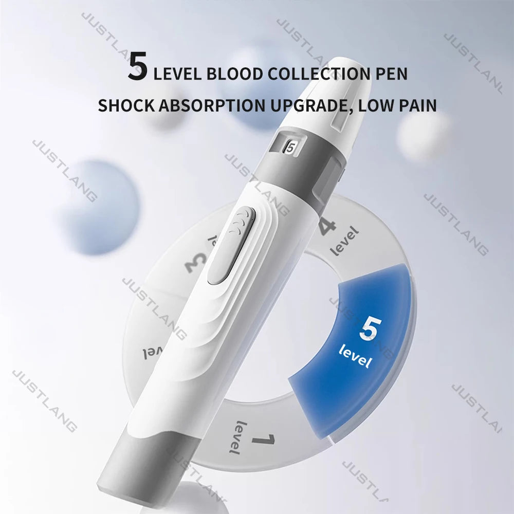 JUSTLANG Medical Glucometer 50/10 SET &ndash; Fast 6s Test