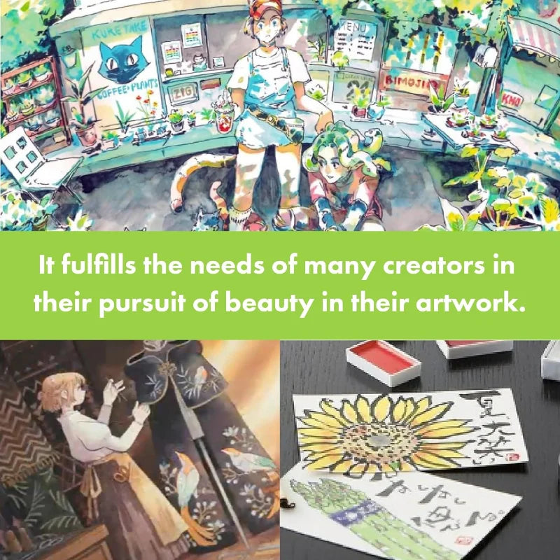 Kuretake Watercolor Paint Set &ndash; Professional-Quality Art