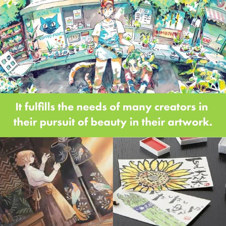 Kuretake Watercolor Paint Set &ndash; Professional-Quality Art