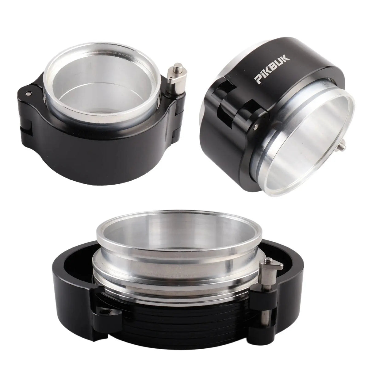 PIKBUK 2.0" 2.5" 3.0" 3.5" 4.0" Clamp System Assembly Exhaust V-band Clamp Quick Clamp Aluminium For Turbo / Intercooler Pipe by InterCyprus Trading Ltd