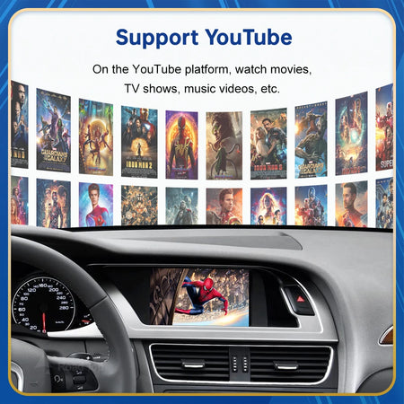 Road Top Android Auto Wireless For Audi - CarPlay Interface